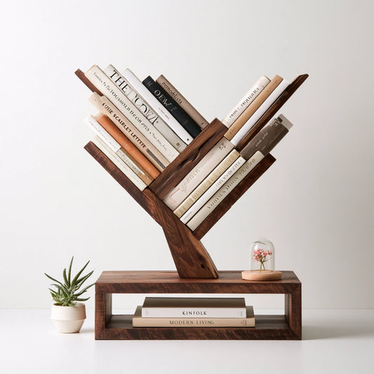 Bücherregal, aus Holz, Farbe: hellbraun